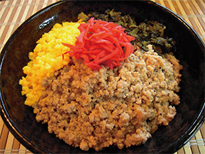 塩豚そぼろ丼